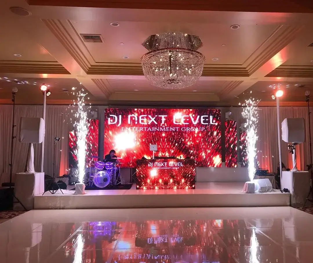 LED wall production at a celebration by DJ Next Level