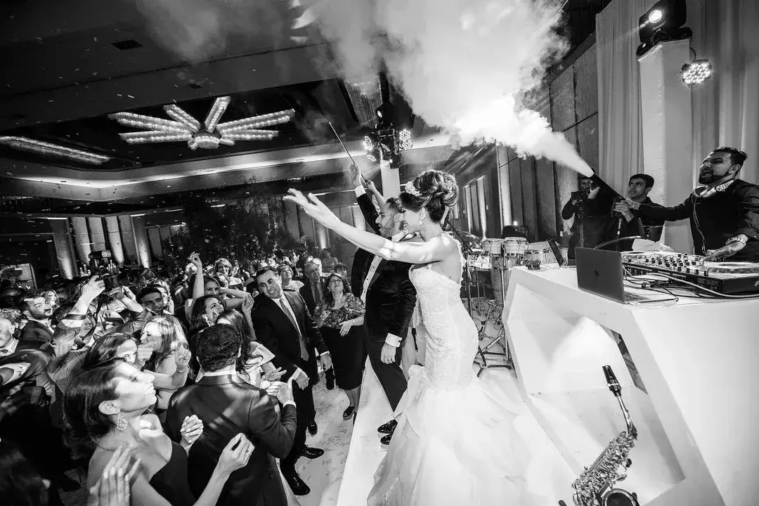 CO2 blast at a recent event