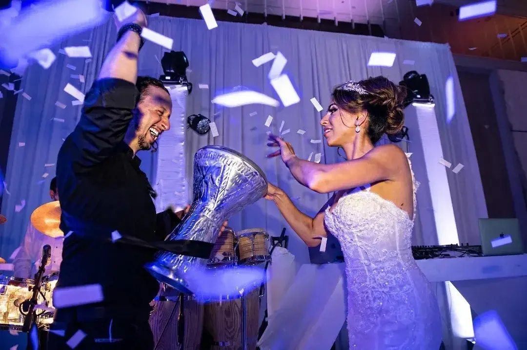 Confetti moment at a recent event